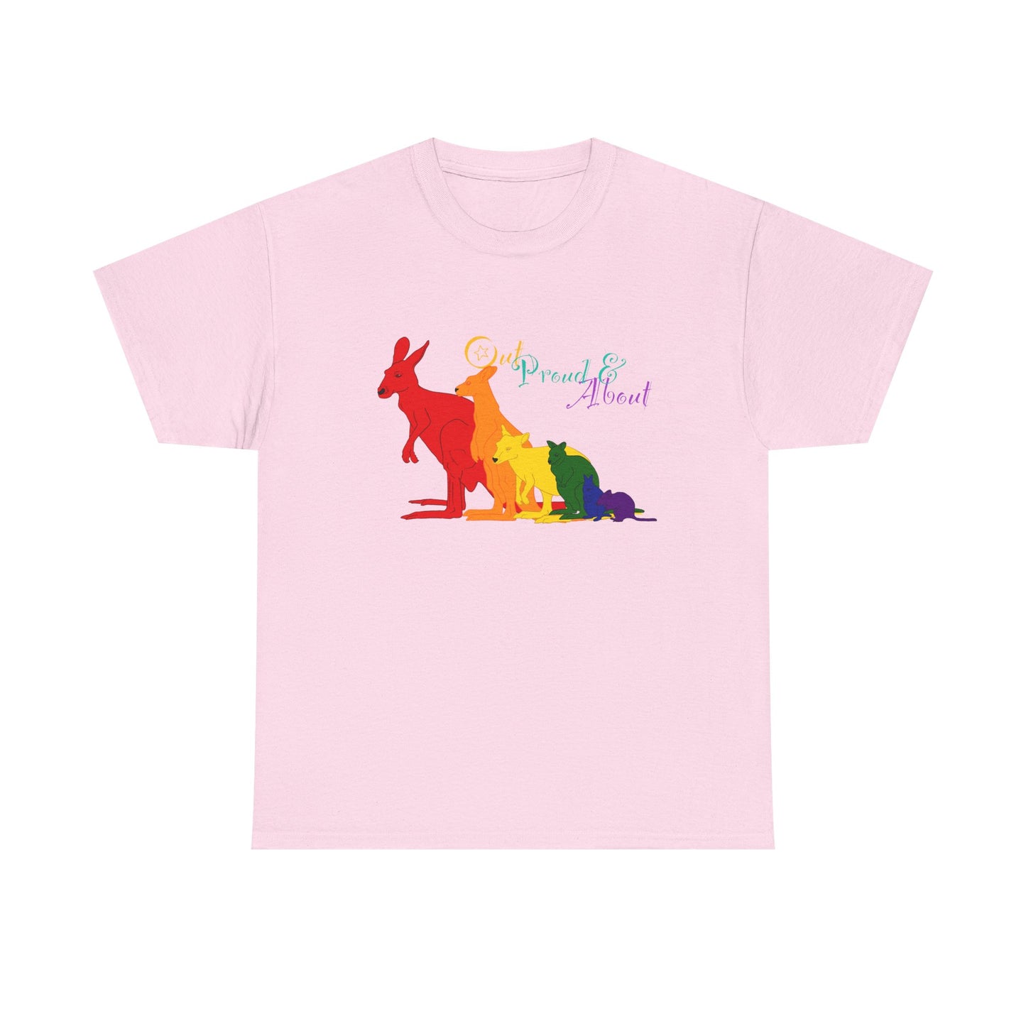 (AUSTRALIA only) Pride Roos Unisex Heavy Cotton Tee