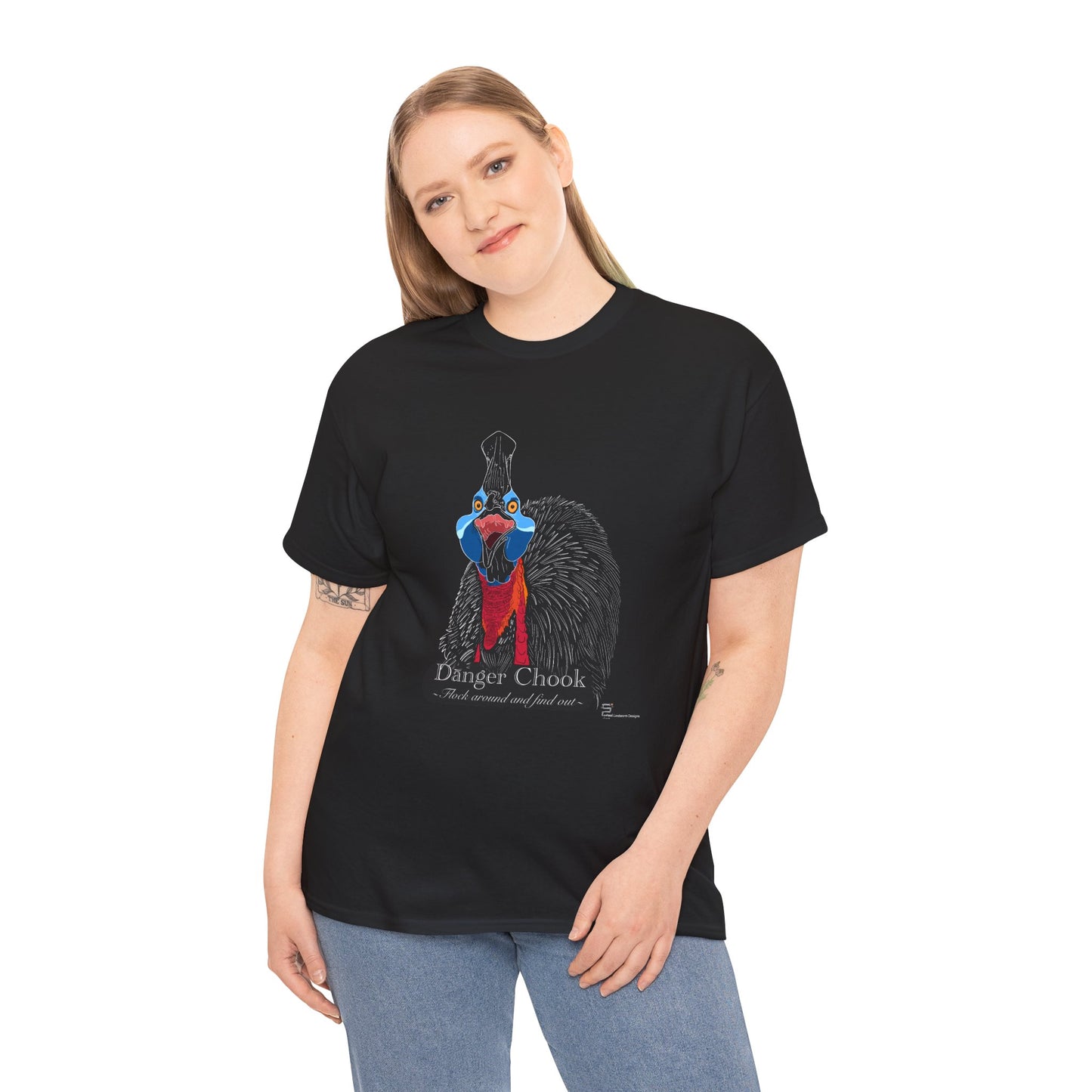 (AUSTRALIA only) Cassowary Unisex Heavy Cotton Tee