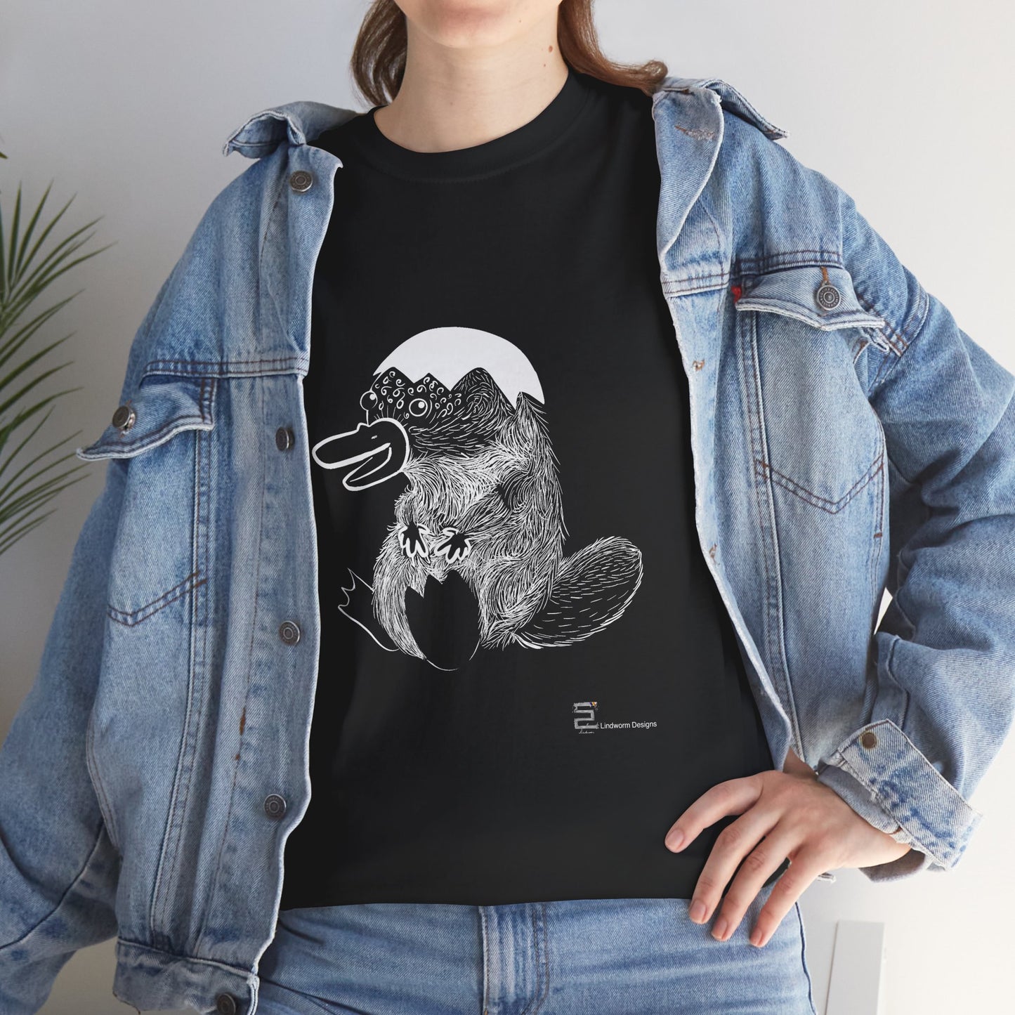 (AUSTRALIA only) Platypus Unisex Heavy Cotton Tee