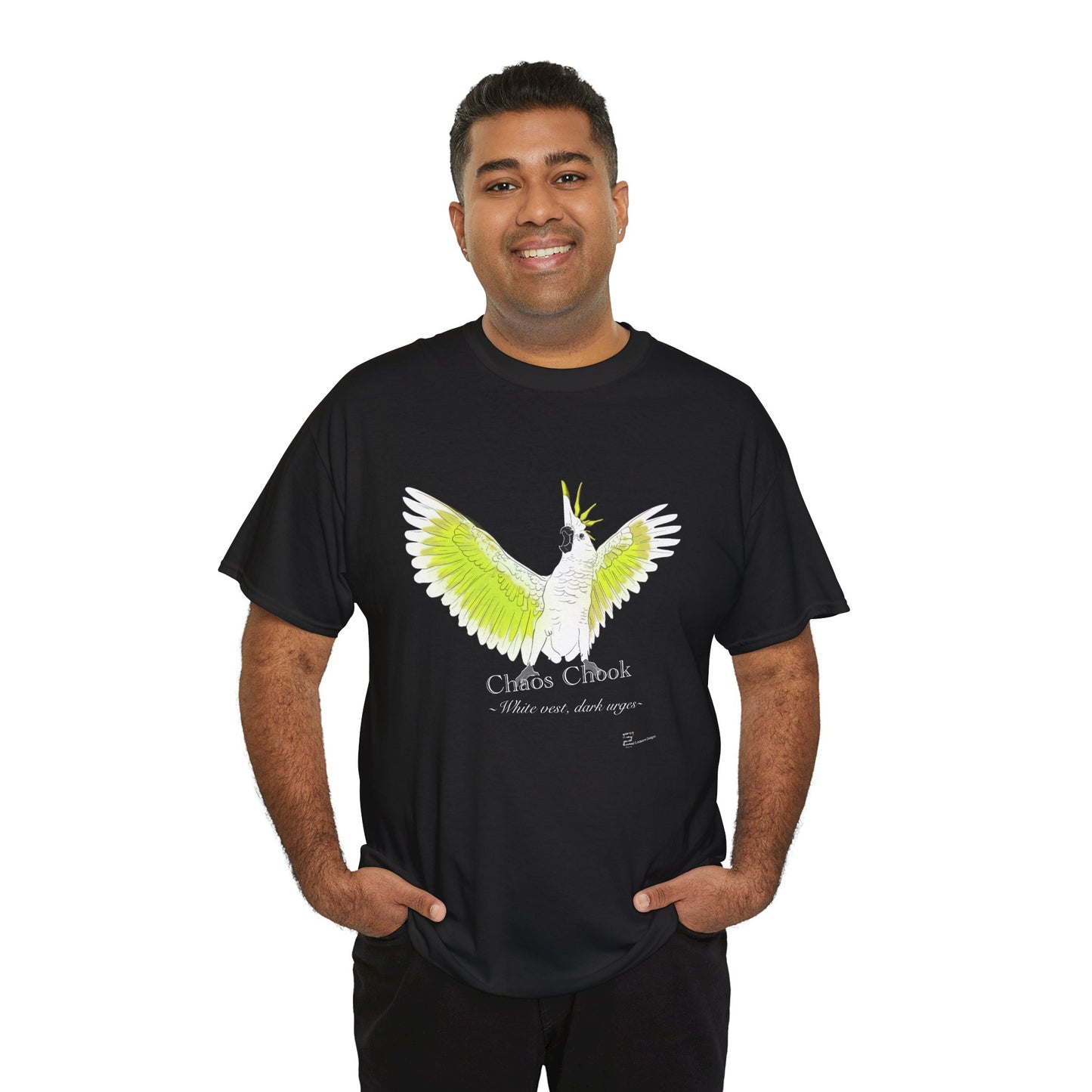 (AUSTRALIA only) Chaos Chook Unisex Heavy Cotton Tee