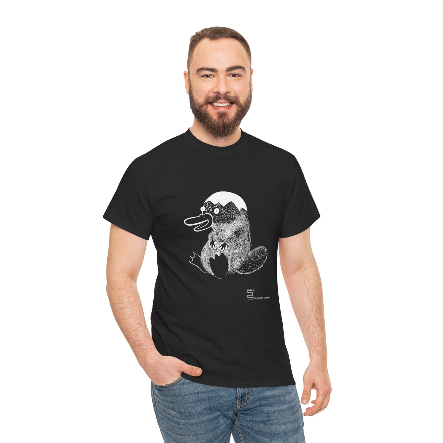 (AUSTRALIA only) Feral Platypus Unisex Heavy Cotton Tee