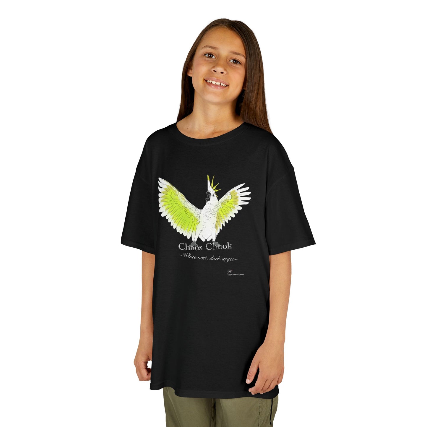 (AUSTRALIA only) Chaos Chook Kids Heavy Cotton Tee