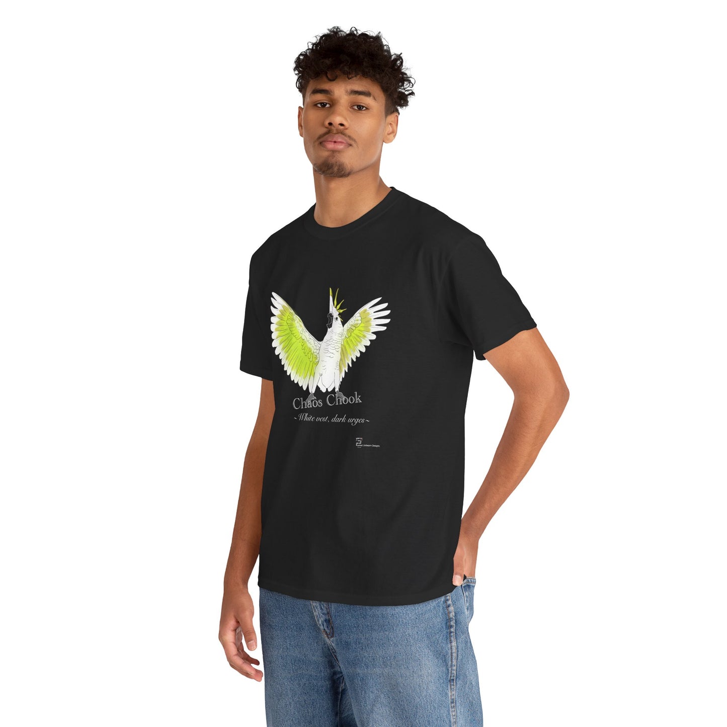 (AUSTRALIA only) Chaos Chook Unisex Heavy Cotton Tee