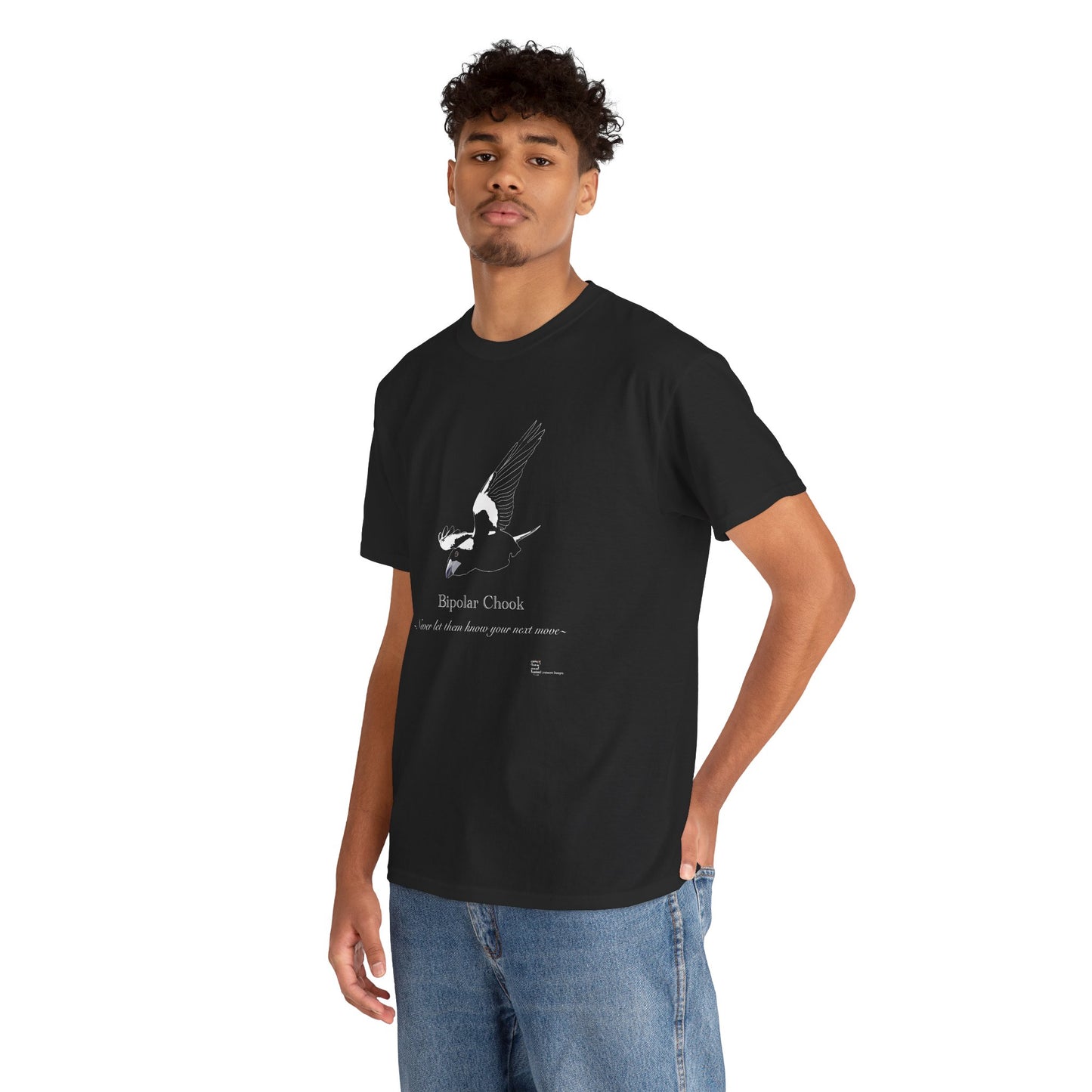 (AUSTRALIA only) Magpie Unisex Heavy Cotton Tee