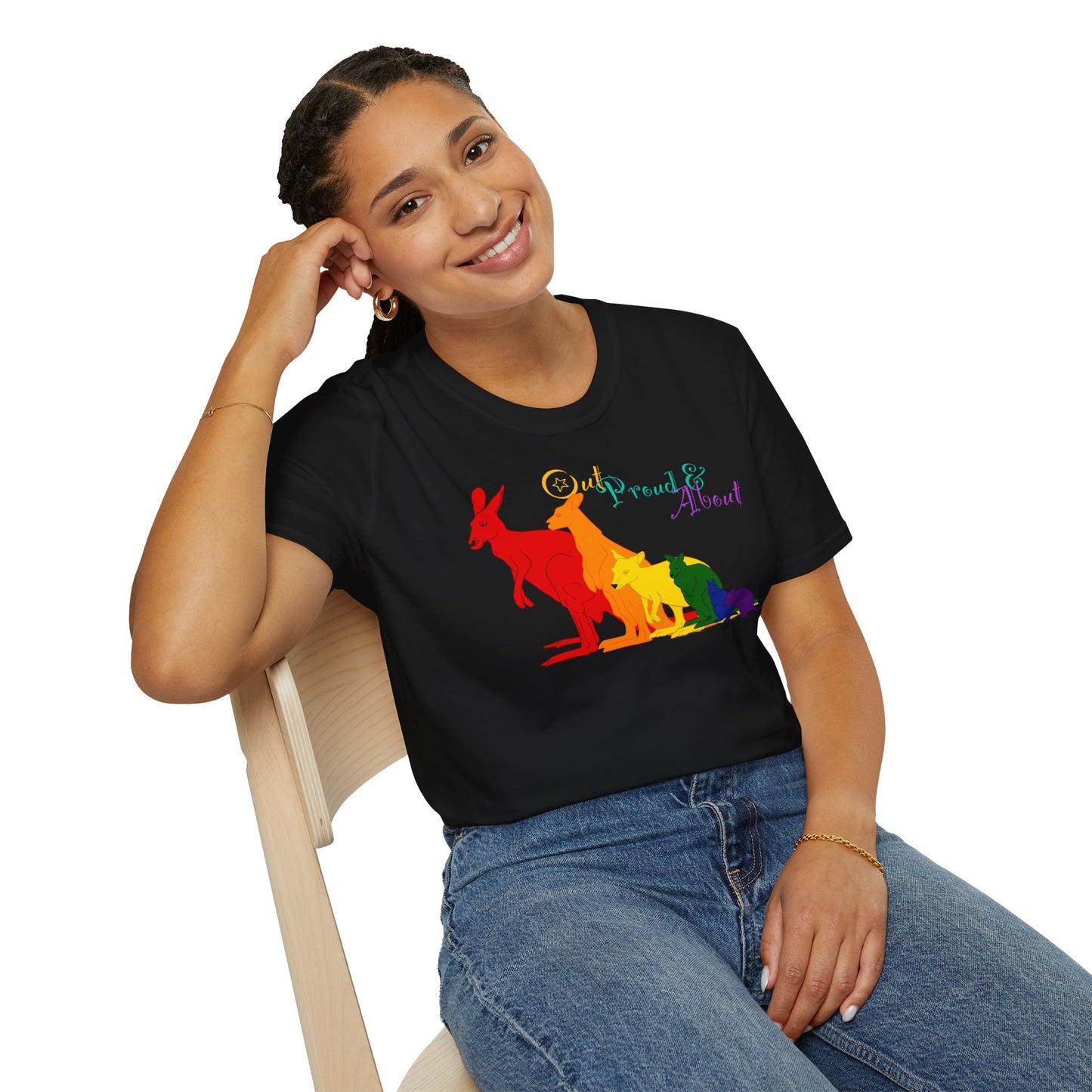 (EUROPE only) Pride Roos Unisex Softstyle T-Shirt