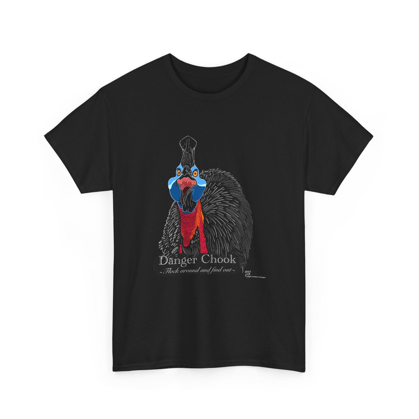 (AUSTRALIA only) Cassowary Unisex Heavy Cotton Tee