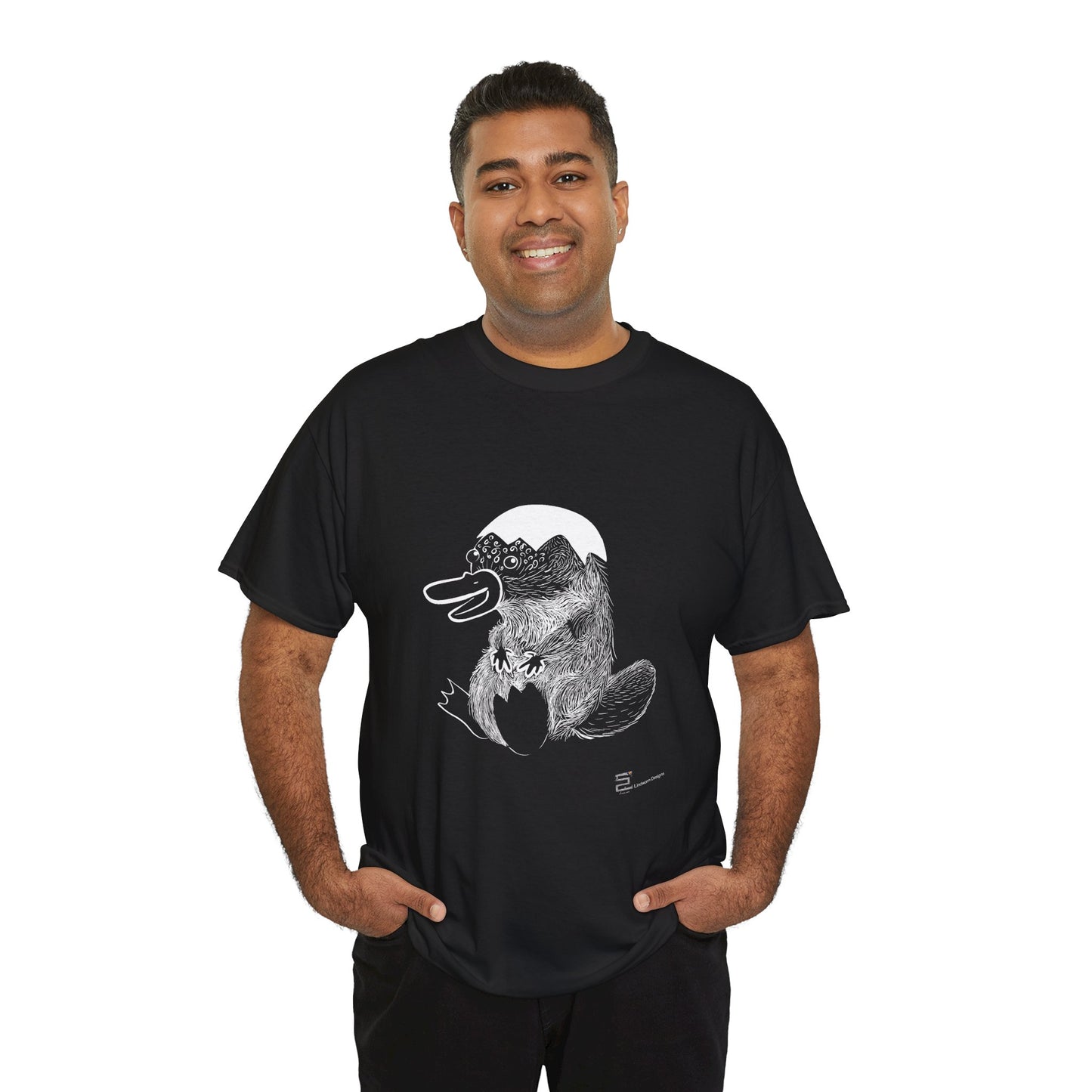 (AUSTRALIA only) Platypus Unisex Heavy Cotton Tee