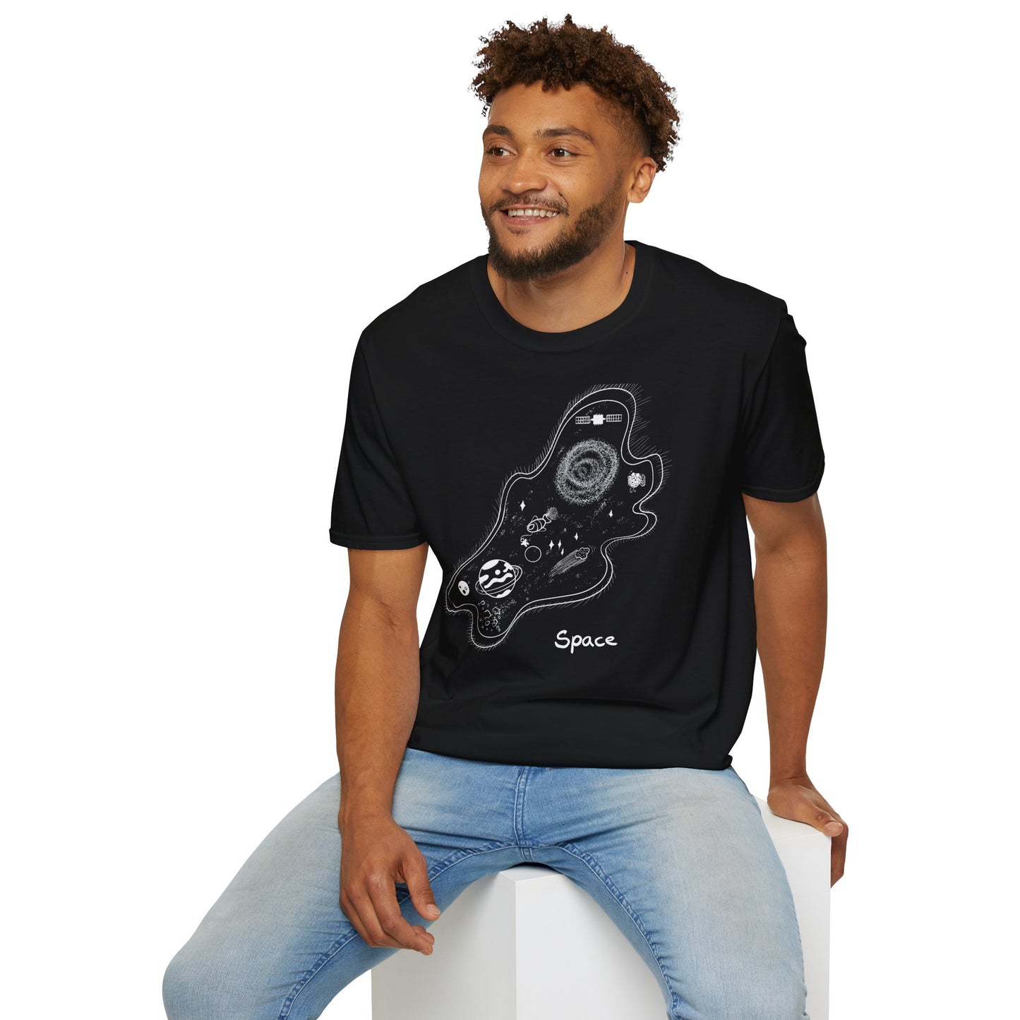(EUROPE only) Space Unisex Softstyle T-Shirt