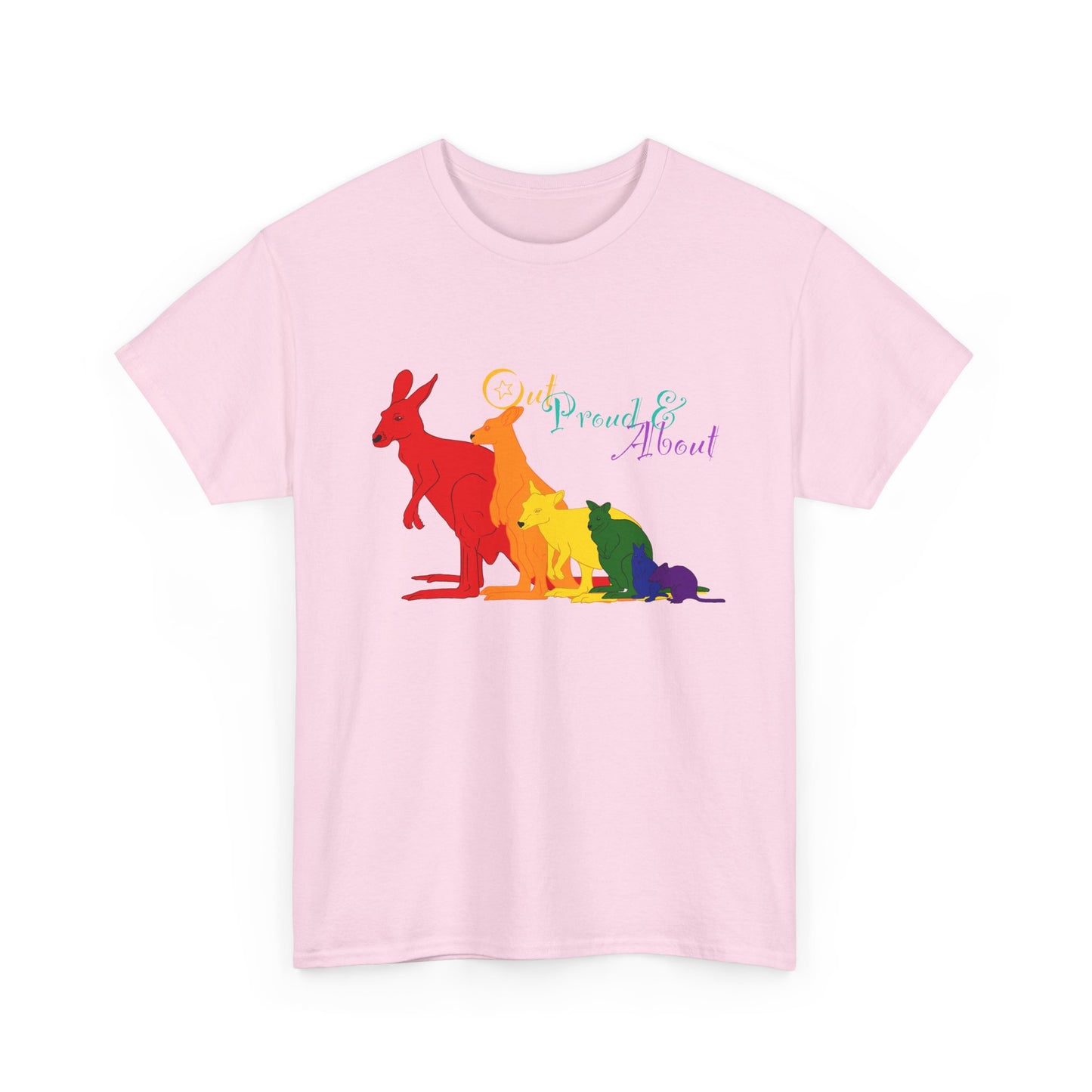 (AUSTRALIA only) Pride Roos Unisex Heavy Cotton Tee