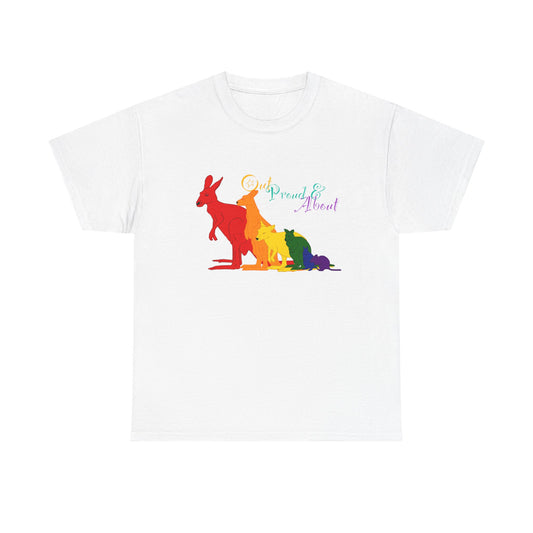 (AUSTRALIA only) Pride Roos Unisex Heavy Cotton Tee