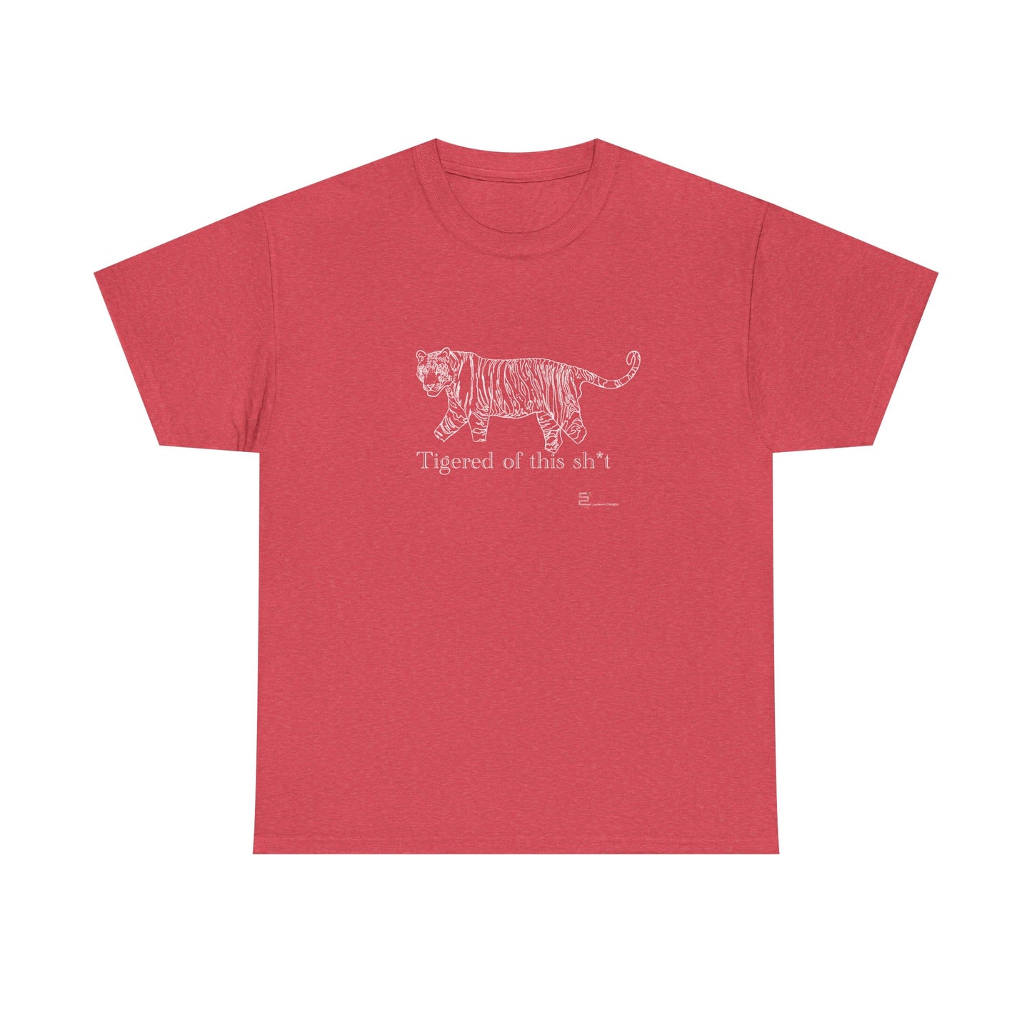 (AUSTRALIA only) Ti(ge)red  Unisex Heavy Cotton Tee