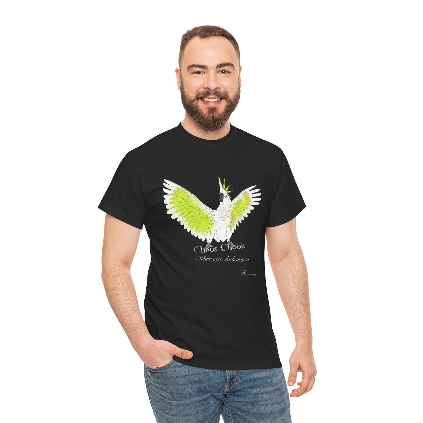 (AUSTRALIA only) Chaos Chook Unisex Heavy Cotton Tee