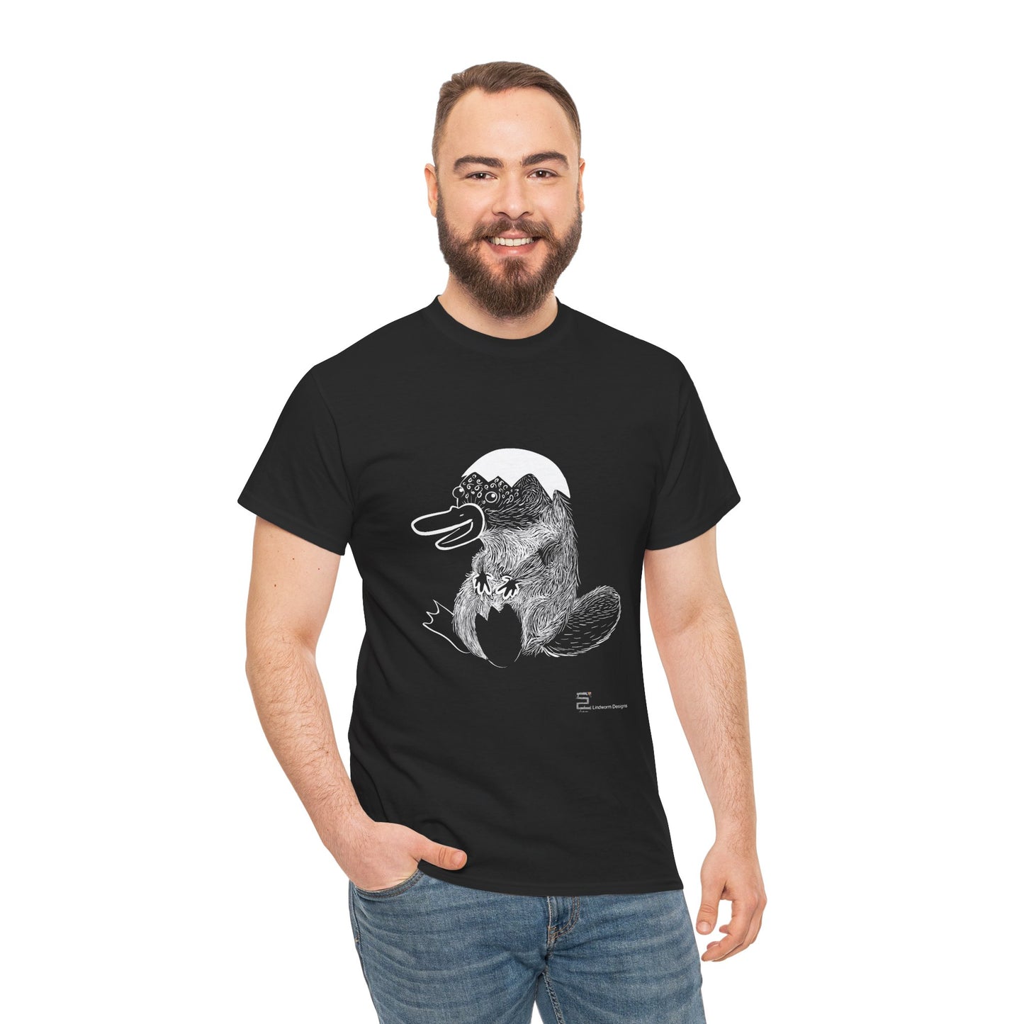 (AUSTRALIA only) Platypus Unisex Heavy Cotton Tee