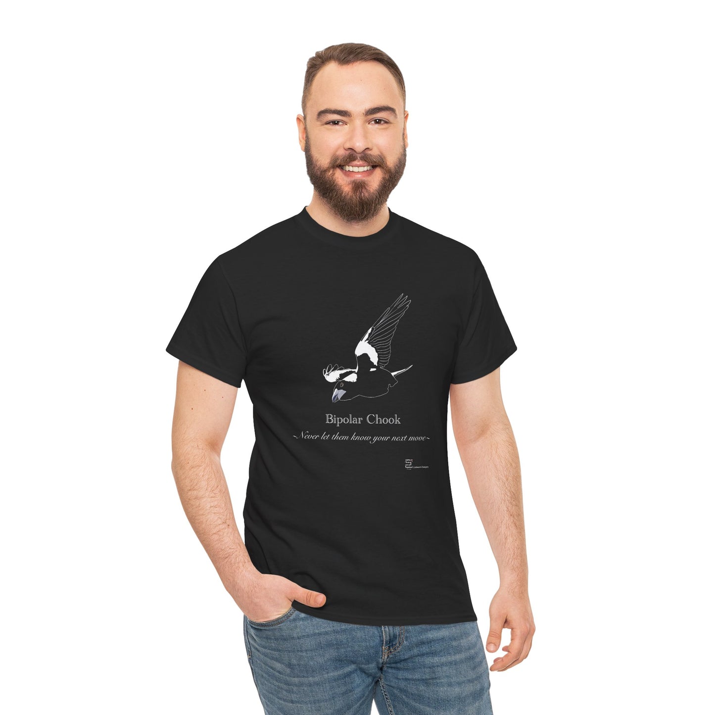 (AUSTRALIA only) Magpie Unisex Heavy Cotton Tee