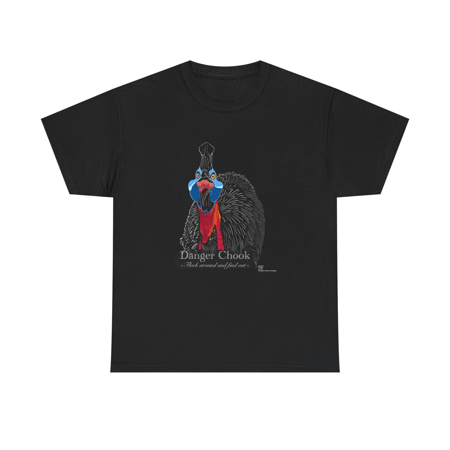 (AUSTRALIA only) Cassowary Unisex Heavy Cotton Tee