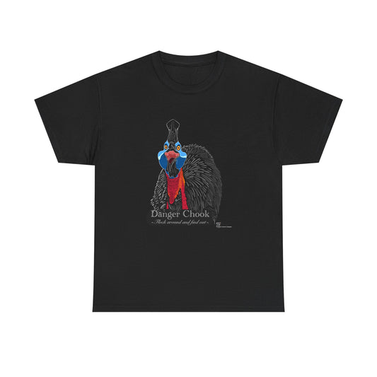 (AUSTRALIA only) Cassowary Unisex Heavy Cotton Tee