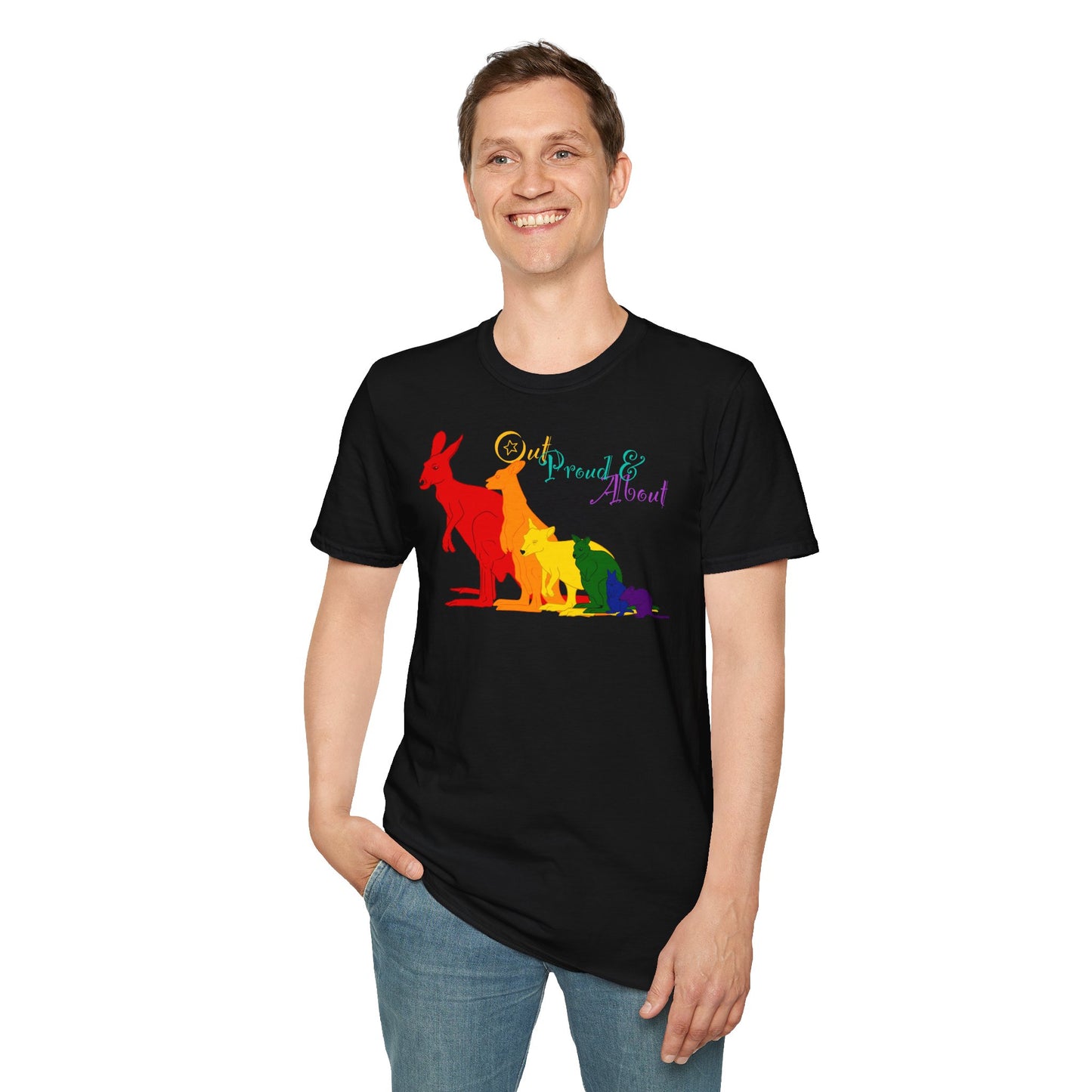 (EUROPE only) Pride Roos Unisex Softstyle T-Shirt