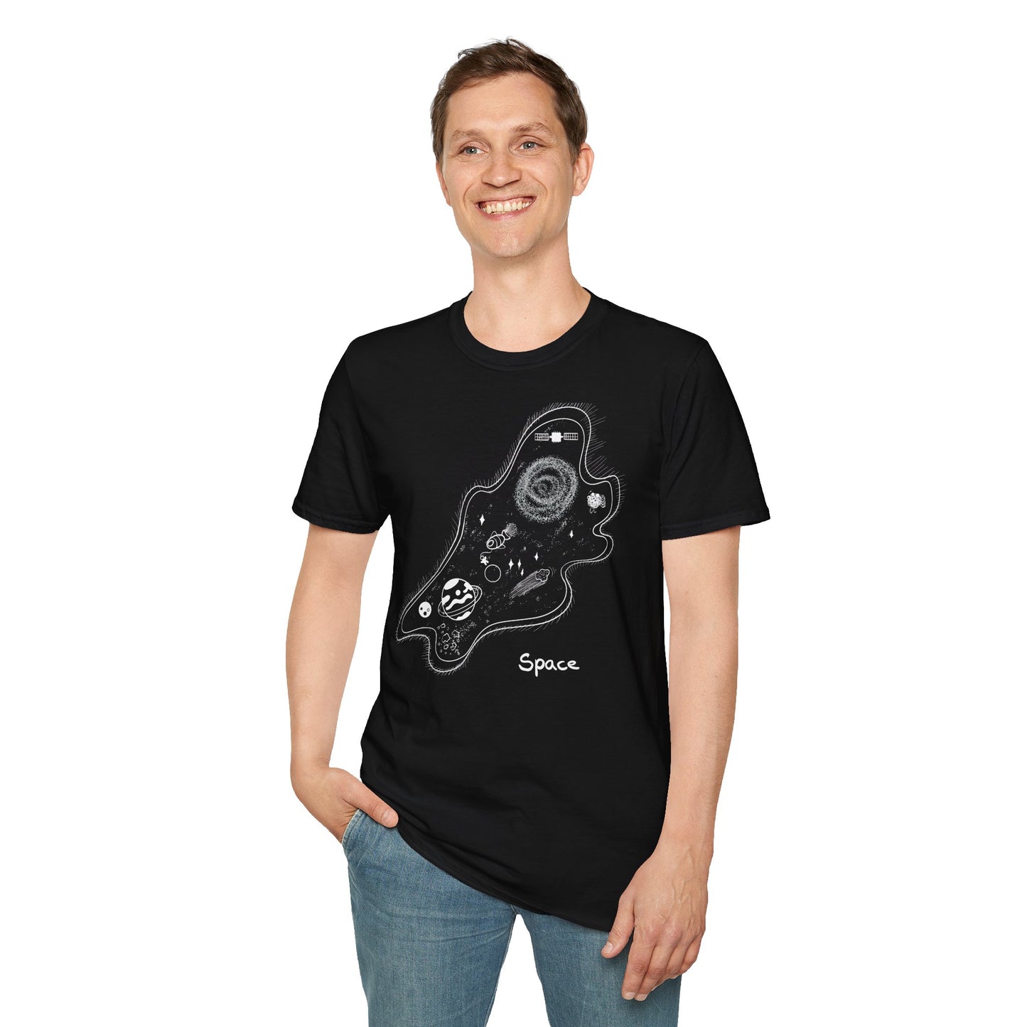 (EUROPE only) Space Unisex Softstyle T-Shirt