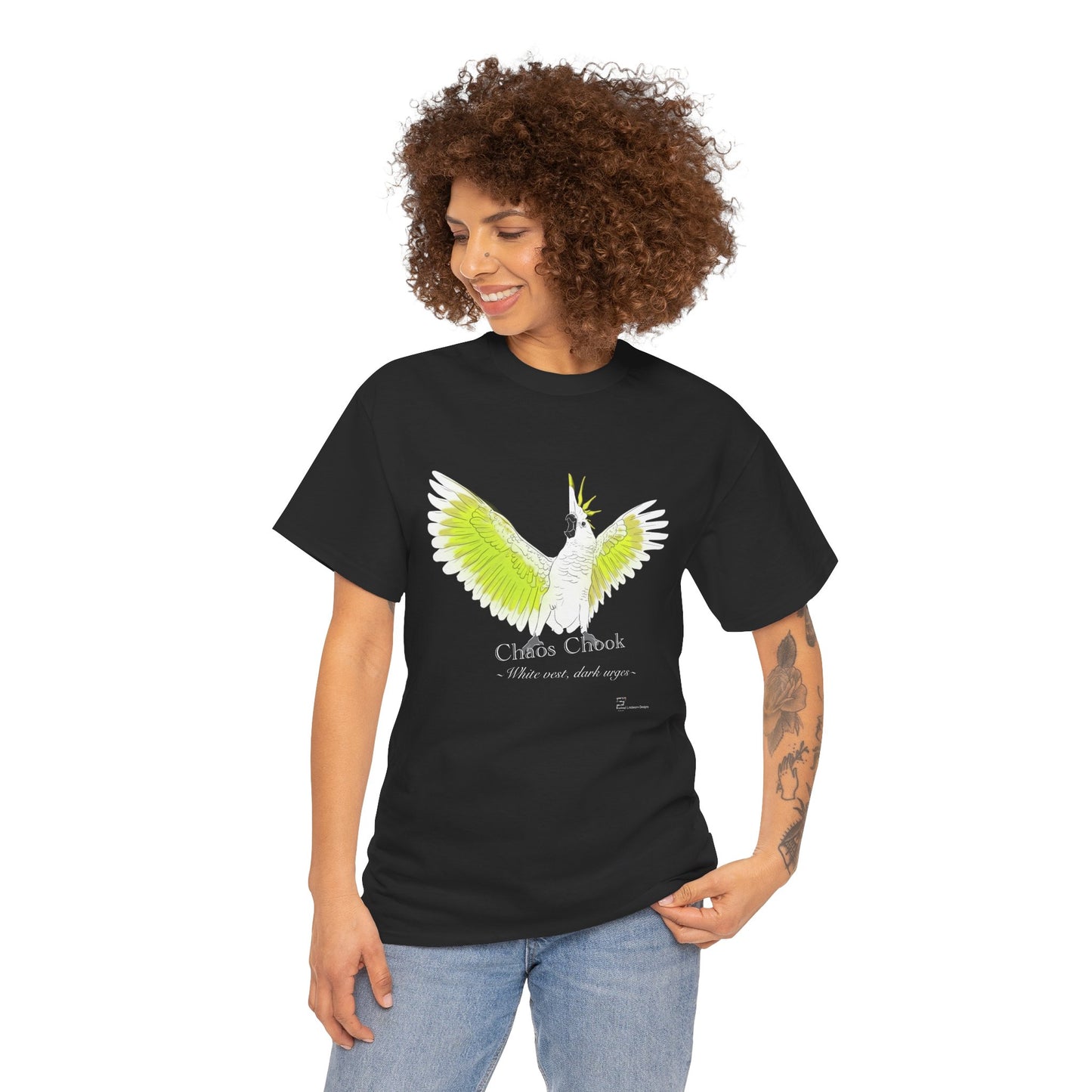 (AUSTRALIA only) Chaos Chook Unisex Heavy Cotton Tee