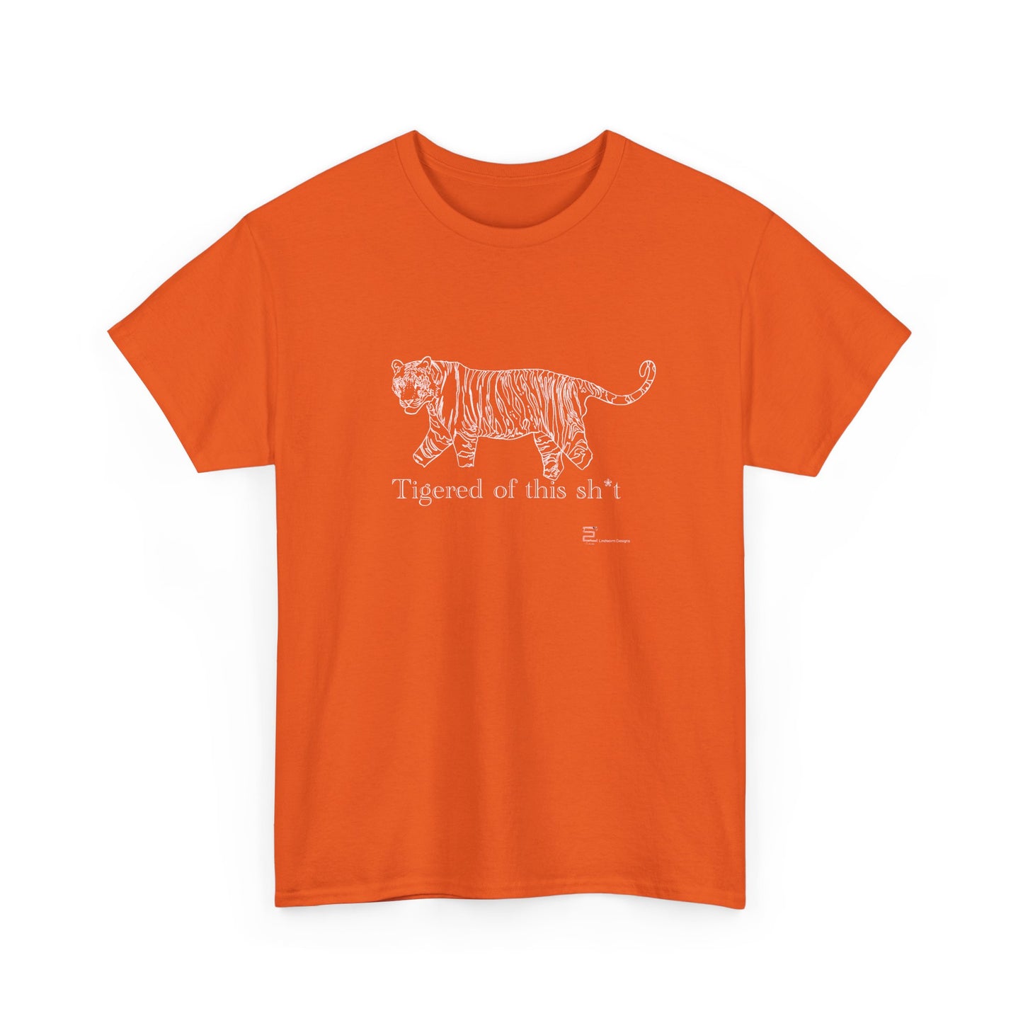 (AUSTRALIA only) Ti(ge)red  Unisex Heavy Cotton Tee