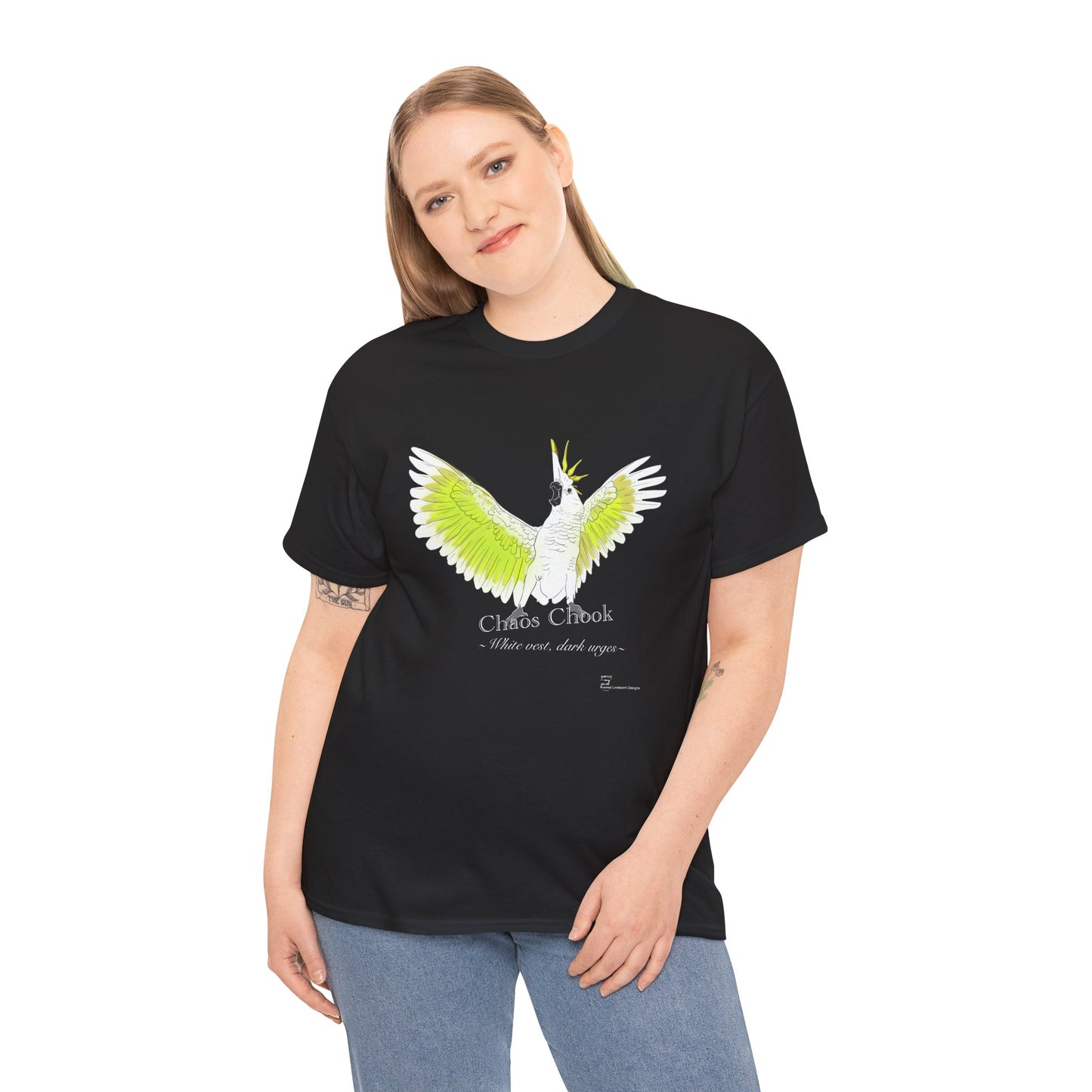 (AUSTRALIA only) Chaos Chook Unisex Heavy Cotton Tee