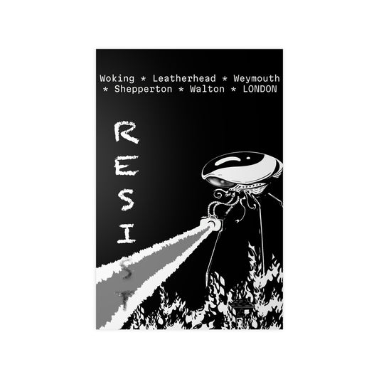 (EU only) War of the Worlds Heat Ray Din A4 Poster