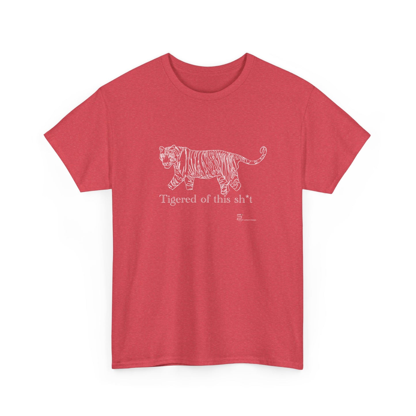 (AUSTRALIA only) Ti(ge)red  Unisex Heavy Cotton Tee